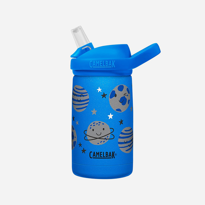 Детска Термо бутилка за вода CAMELBAK Eddy®+ Kids 12 oz Bottle, Insulated Stainless Steel Space Smiles