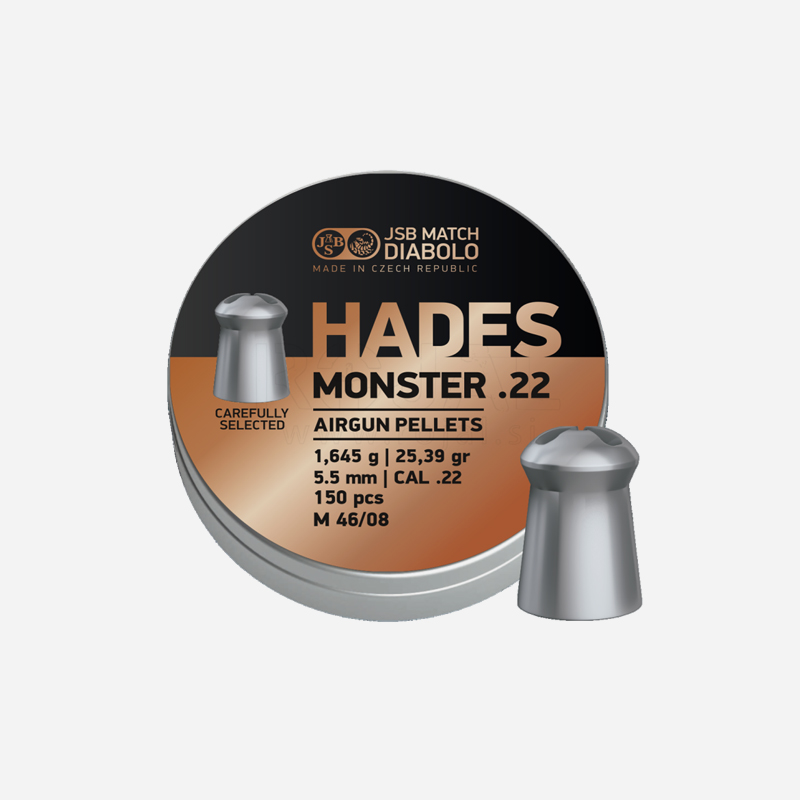 Чашки JSB Hades Monster 5,50мм 150бр 1,645гр