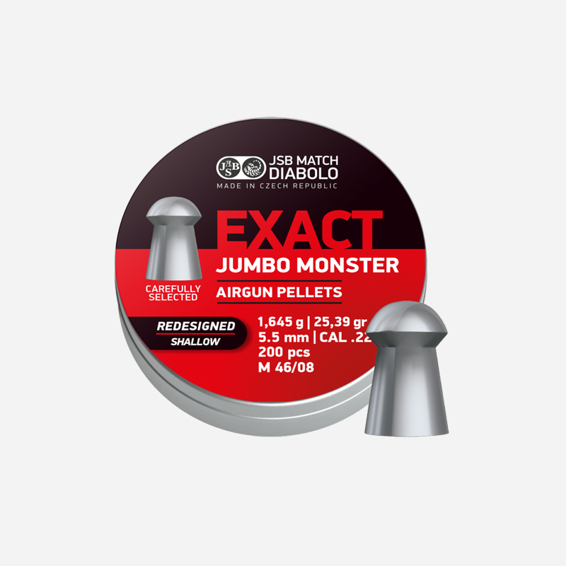 Чашки JSB Jumbo Monster Redesigned SHALLOW 5,52мм 200бр 1,645гр