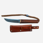 Knife Critical Strike ZHD0401G T10 Copper Damascus Dalbergia