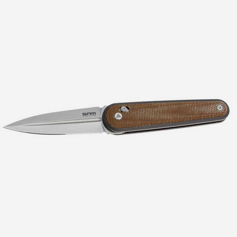 Knife SRM 251M-MN N690 Micarta brown