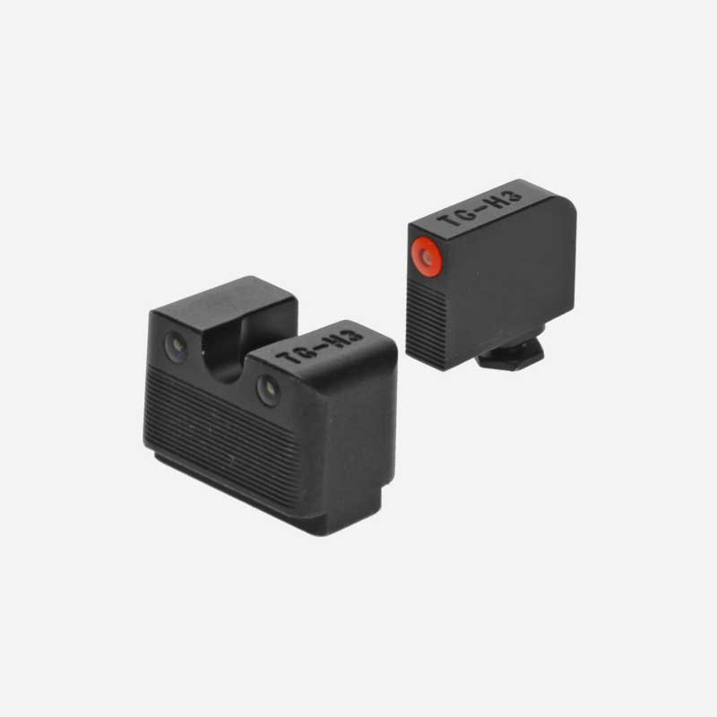 Тритиеви мерни прибори Set Truglo Tritium Pro Glock MOS High Orange 17/19/45