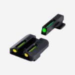 Фибро оптични мерни прибори Truglo TFO за Glock Low Green Front/Yellow 17 / 17L/19/ 22/ 23/24/ 26/ 27/ 33/ 34/ 35/ 38
