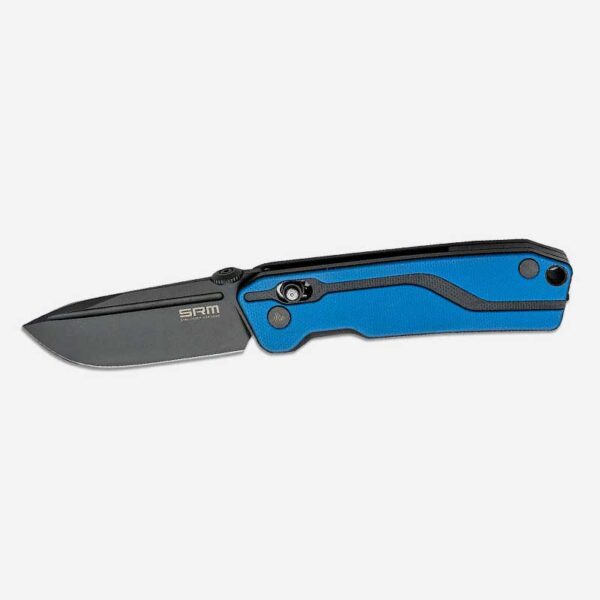 Knife SRM Rubik 7228-GI D2 G10 blue