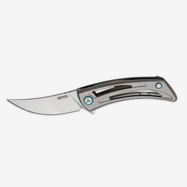 Нож SRM Unicorn 7415-TZ 154CM Titanium