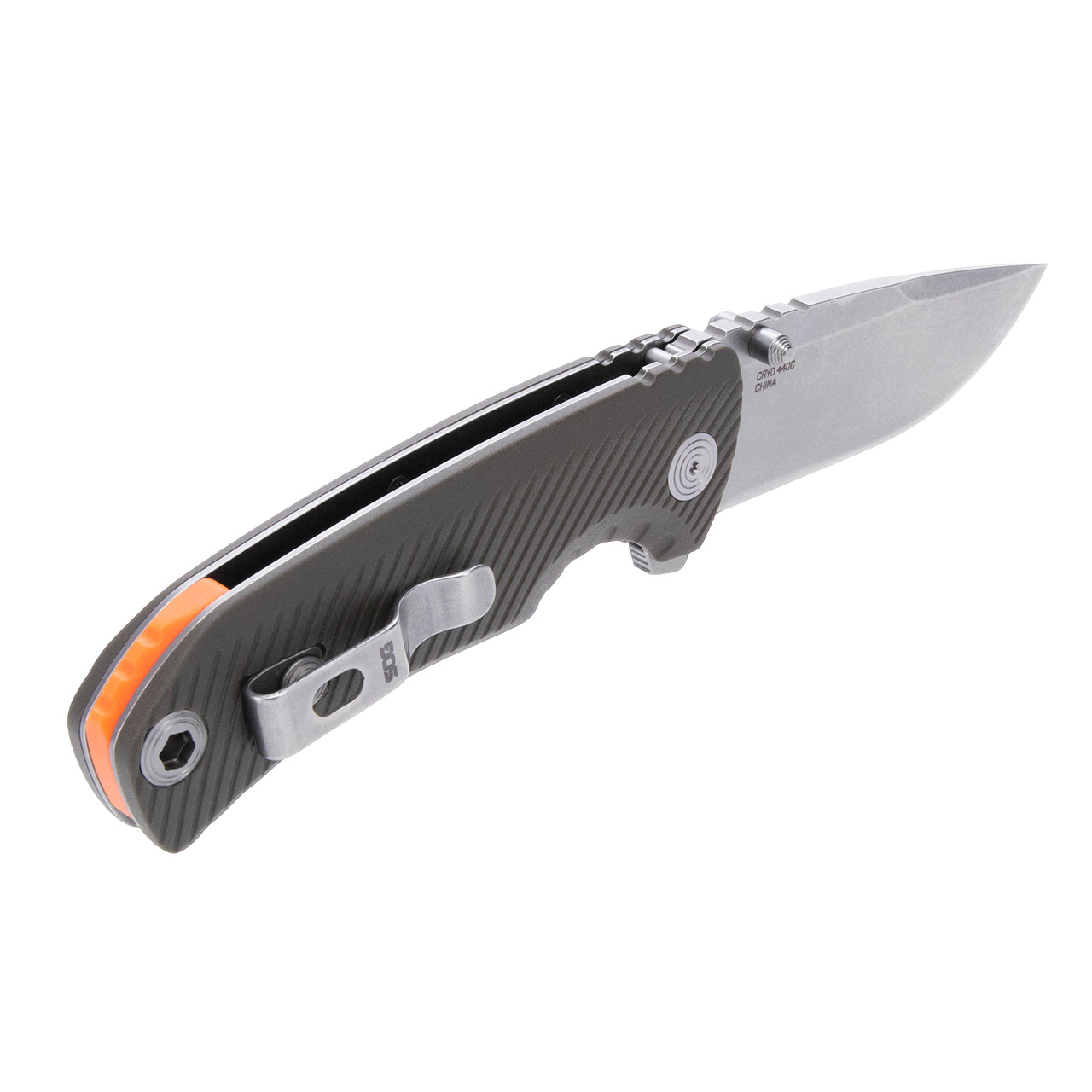 SOG Tellus ATK Olive Drab + Blaze Orange 6