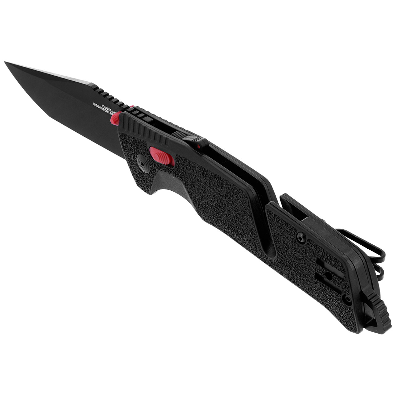SOG Trident AT – Black & Red Tanto 6