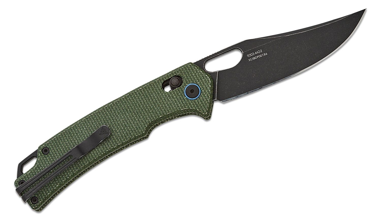Нож SRM9203-MG2 10Cr15MoV Micarta Green