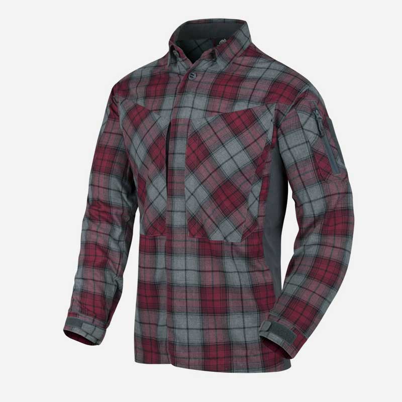 Тактическа Риза Helikon-tex MBDU Flannel Shirt Ruby Plaid