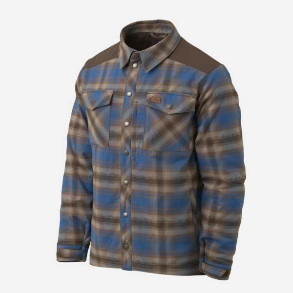 Яке-тип-риза-Helikon-tex-Winter-Warden-Shirt-Forest-Blue-Plaid Яке тип риза Helikon-tex Winter Warden Shirt Forest Blue Plaid