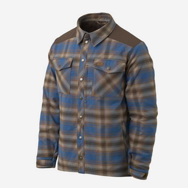 Яке тип Риза Helikon-tex Winter Warden Shirt Forest Blue Plaid