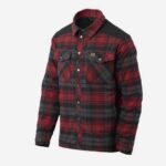 Яке тип риза Helikon-tex Winter Warden Shirt Slate Crimson Plaid