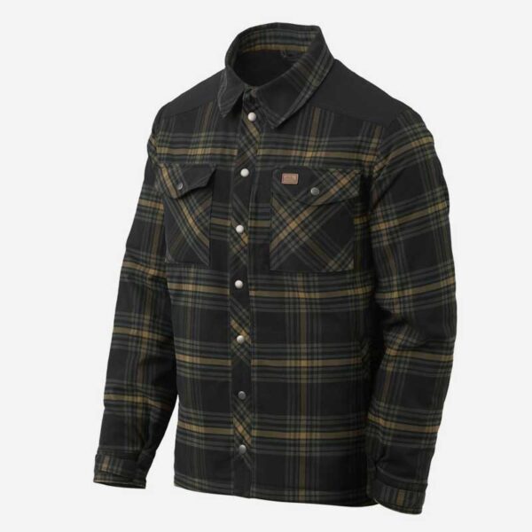 Яке тип риза Helikon-tex Winter Warden Shirt Slate Moorland Plaid