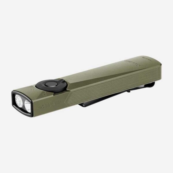 Заряден Фенер Olight Arkfeld Ultra 1400 Лумена бяла, UV светлина и Зелен Лазер Olive Green