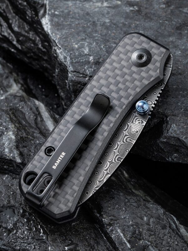 CIVIVI Baby Banter Damascus G10/Carbon Black Knife » Arms-Bg Оръжеен Магазин