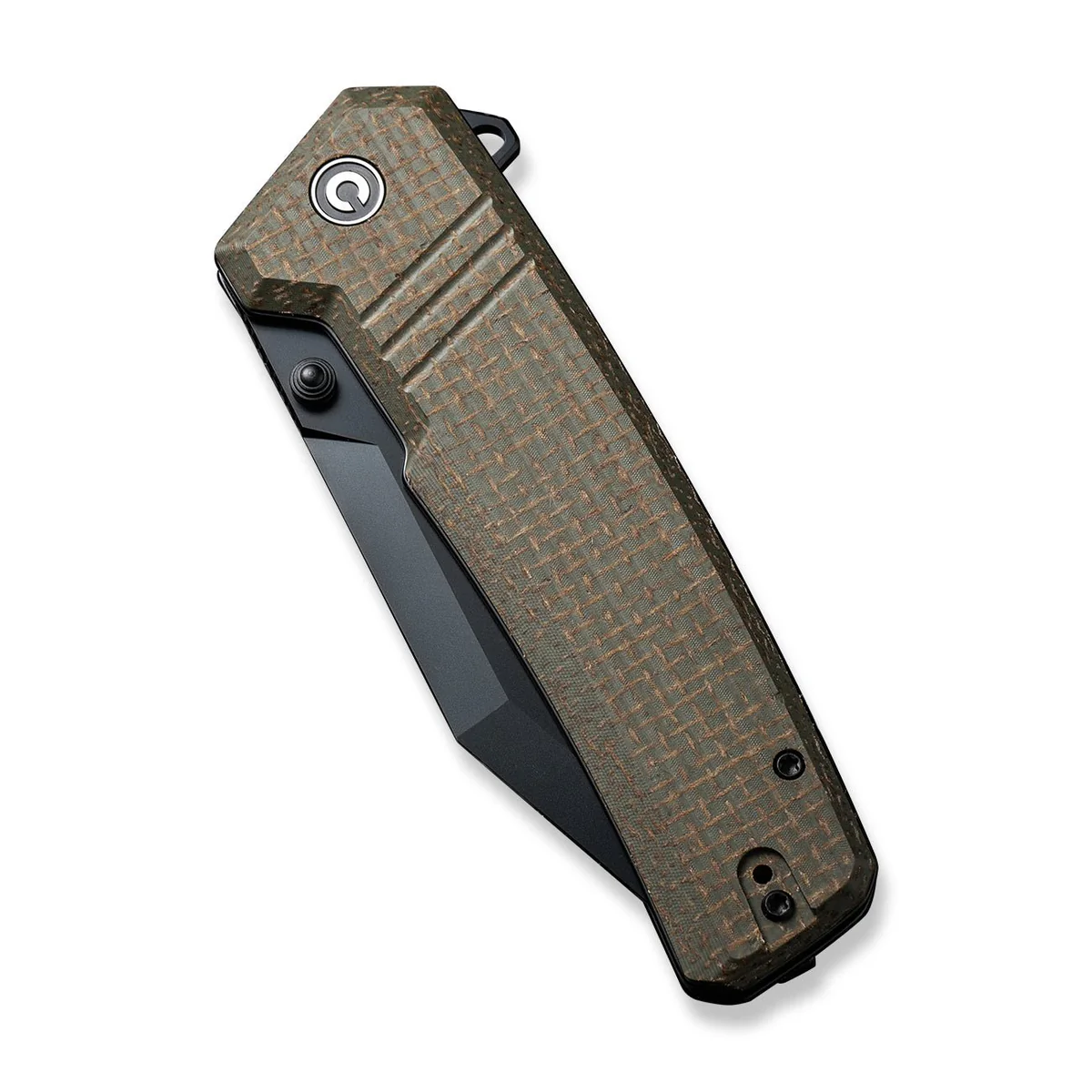 CIVIVI Bhaltair Burlap Micarta Green 08