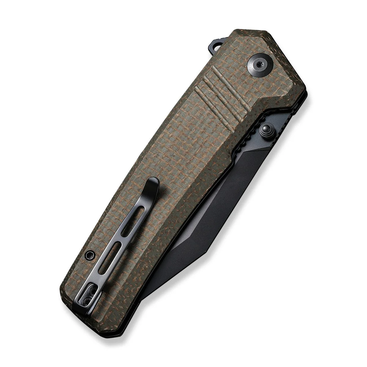 CIVIVI Bhaltair Burlap Micarta Green 10