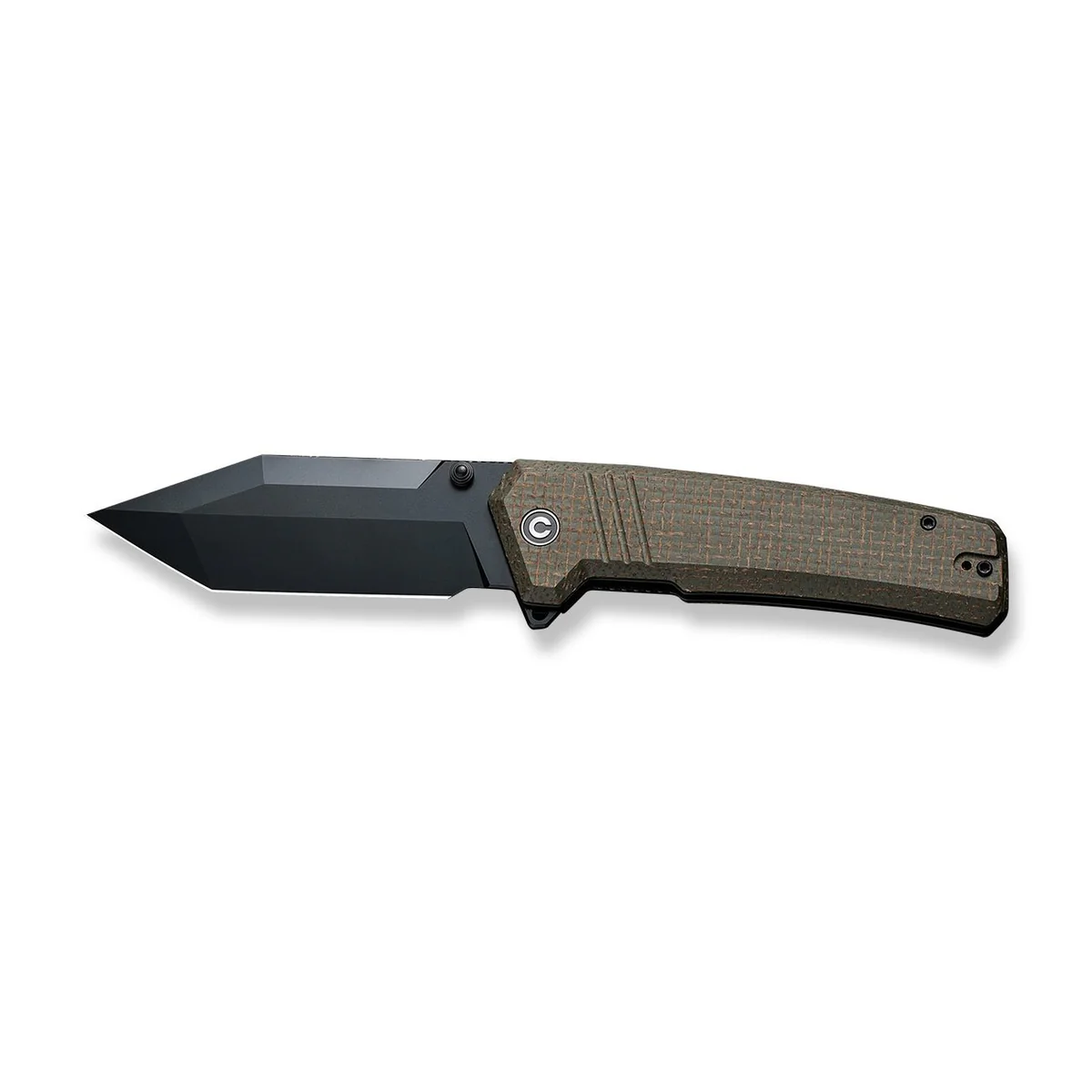 CIVIVI Bhaltair Burlap Micarta Green 11