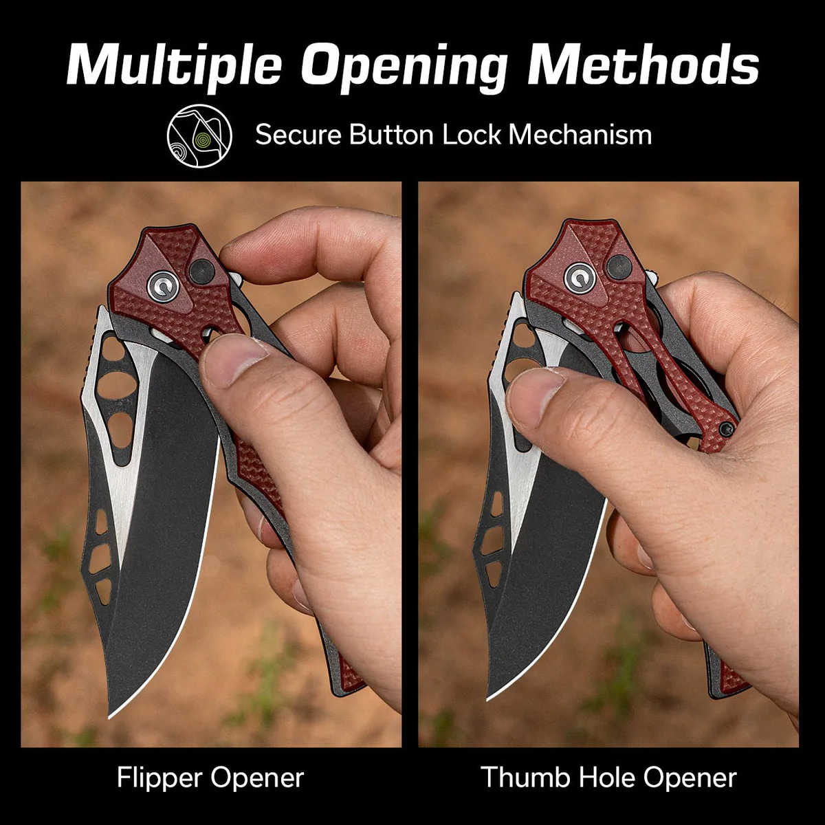 CIVIVI Biophase G10 Burgundy 11