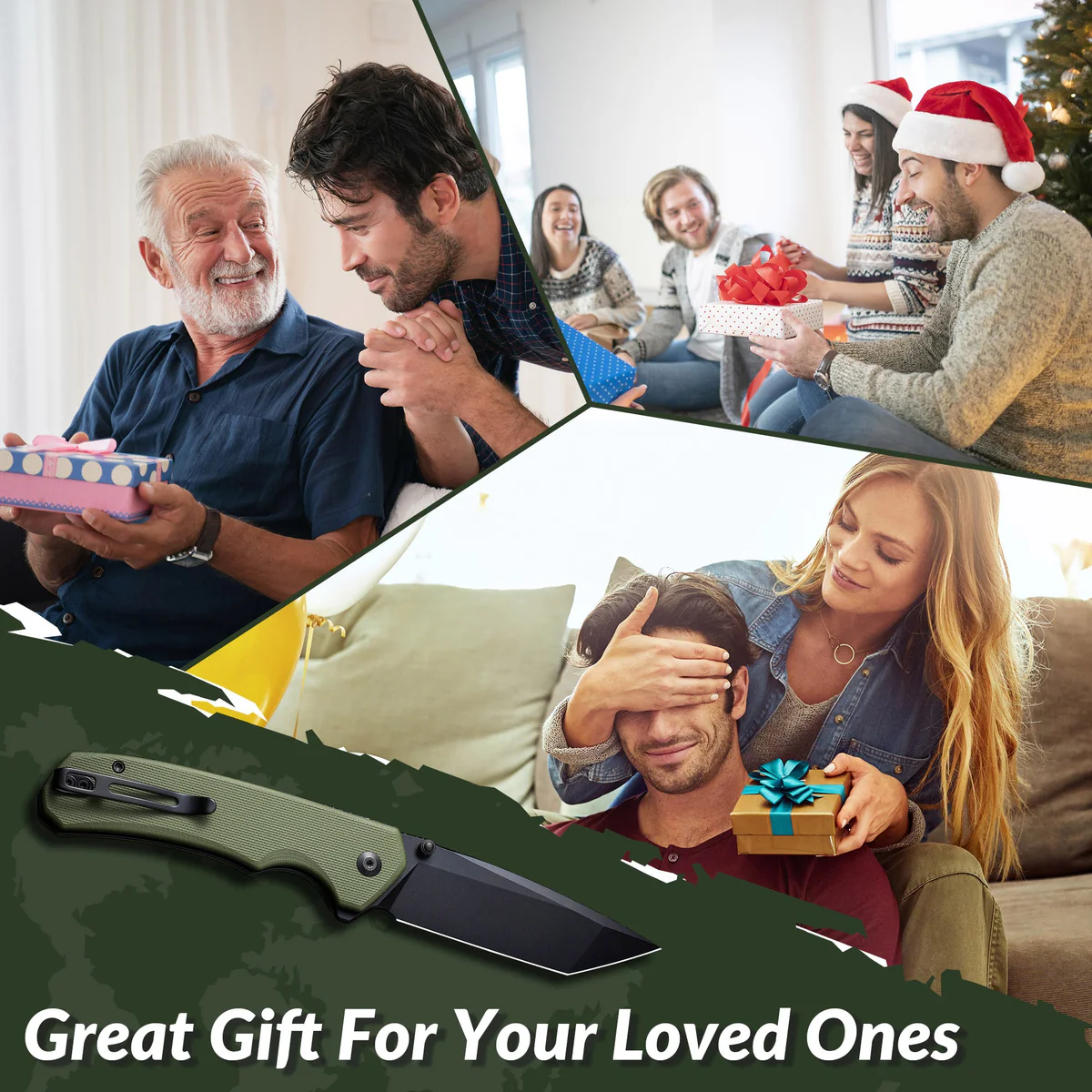 CIVIVI Button Lock Brazen G10 OD Green 90