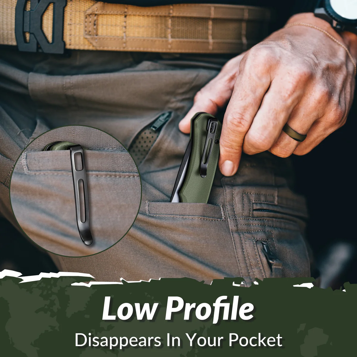 CIVIVI Button Lock Brazen G10 OD Green 91