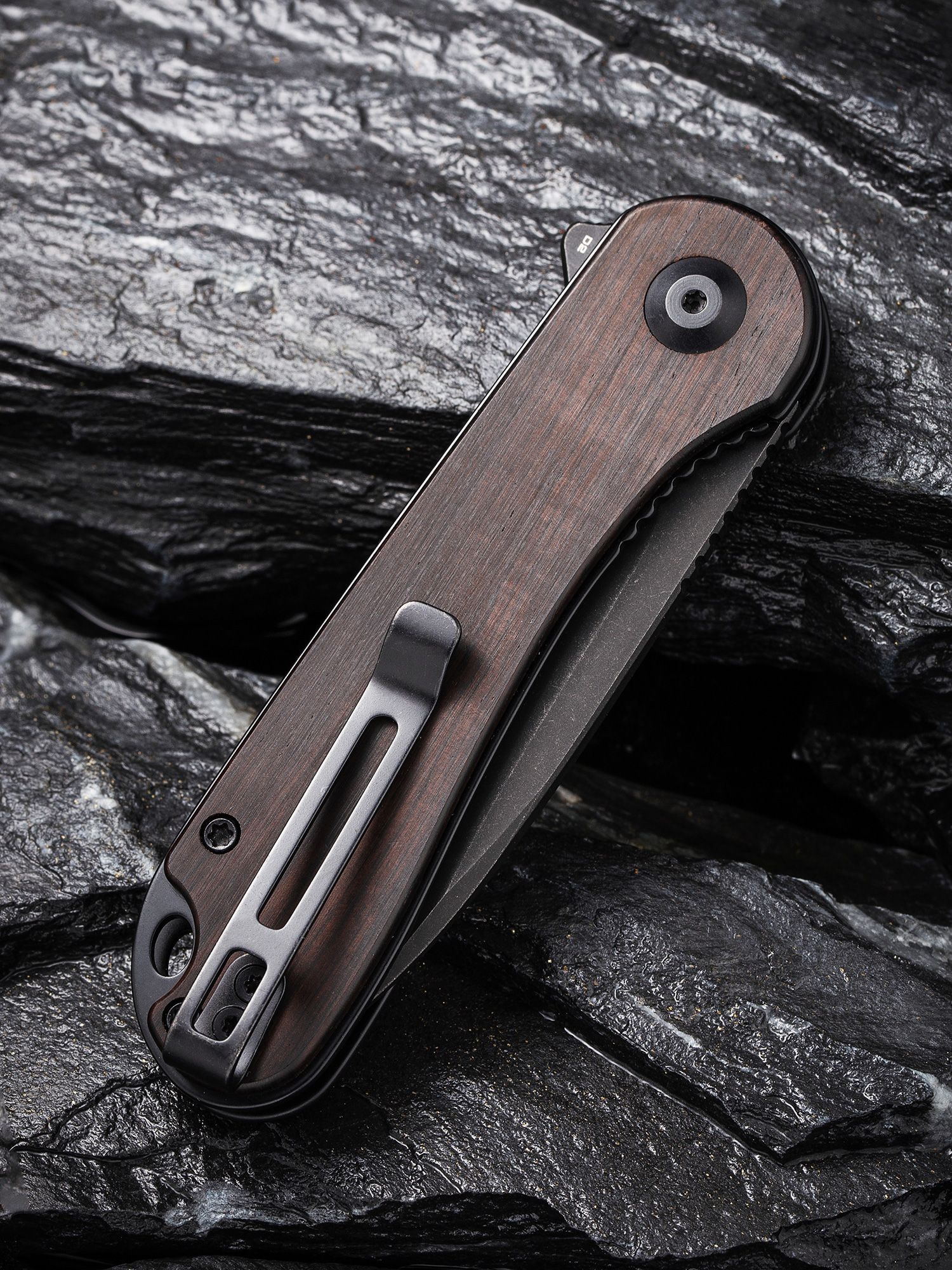 CIVIVI Knives Elementum D2 Black Ebony 7