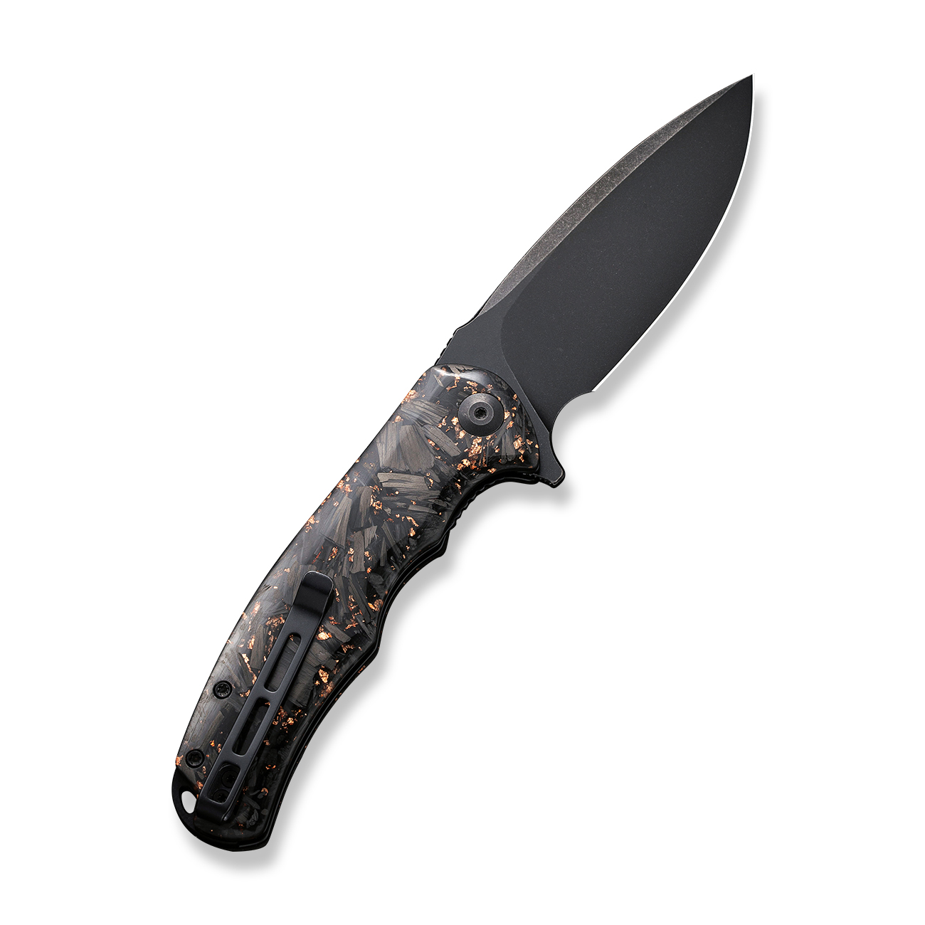 Knife CIVIVI Knife Praxis 9Cr18MoV Shredded Carbon Fiber And Copper