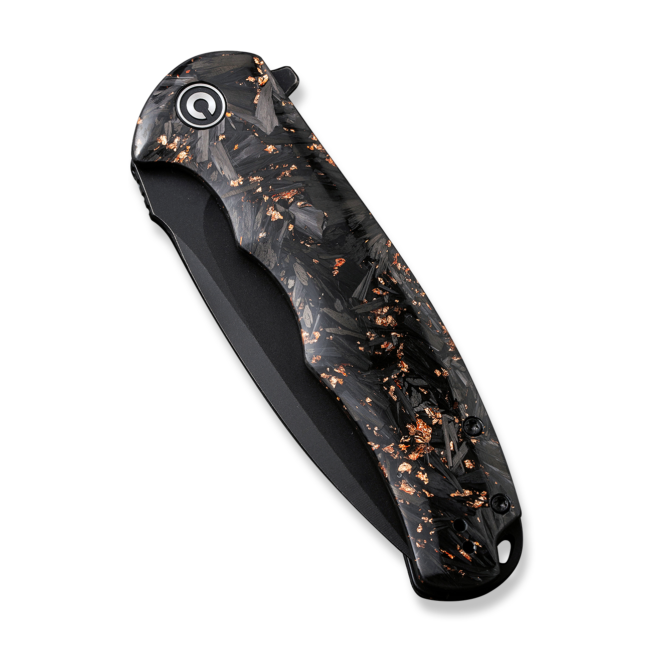 CIVIVI Praxis Shredded Carbon Fiber And Copper 6
