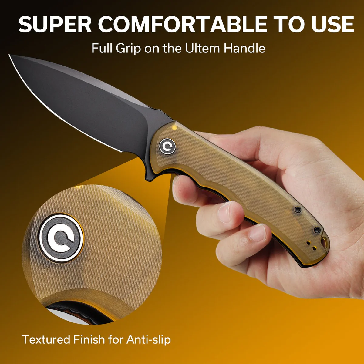 CIVIVI Praxis Ultem Amber 8