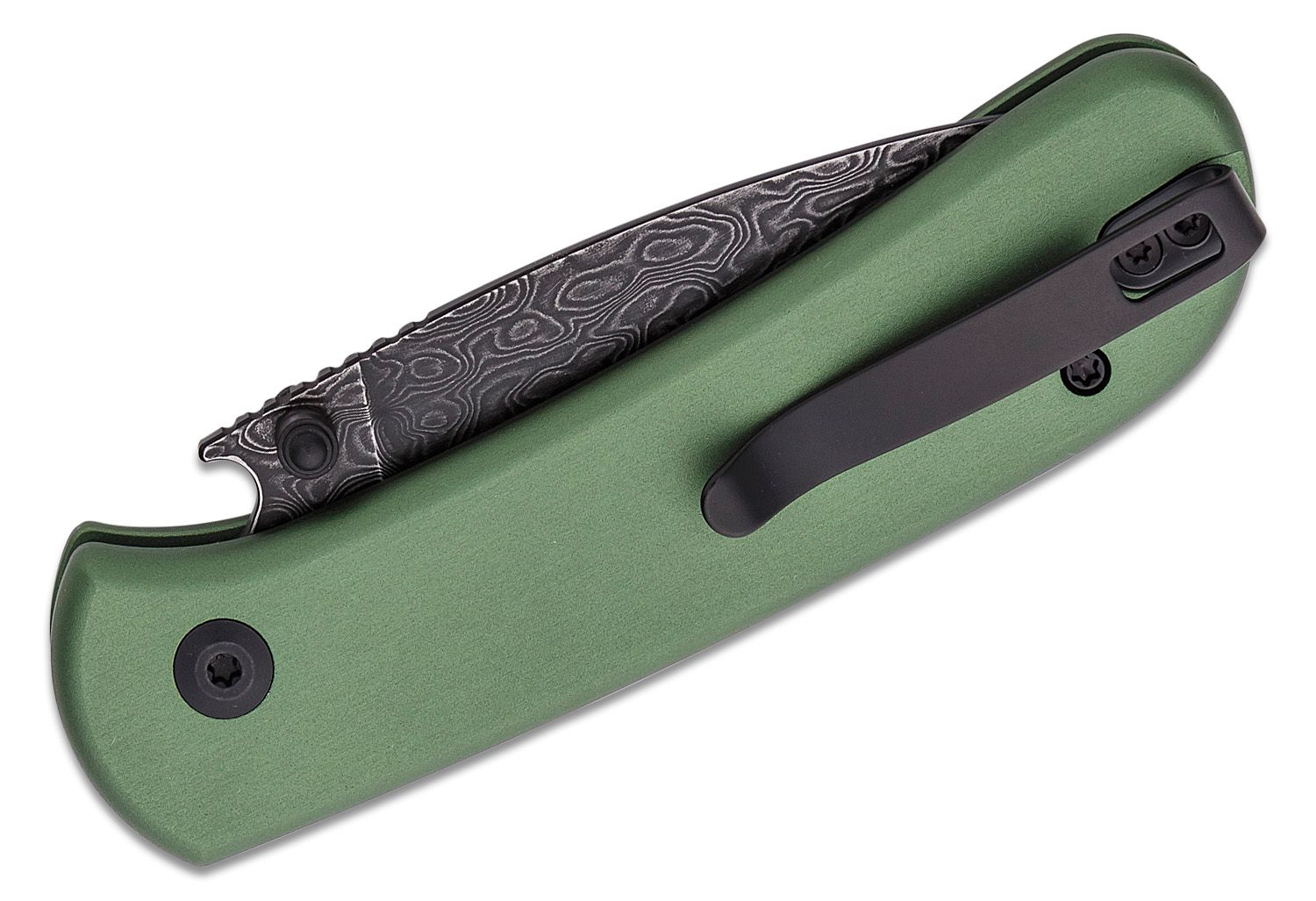 CIVIVI Qubit Damascus Aluminum Green 4
