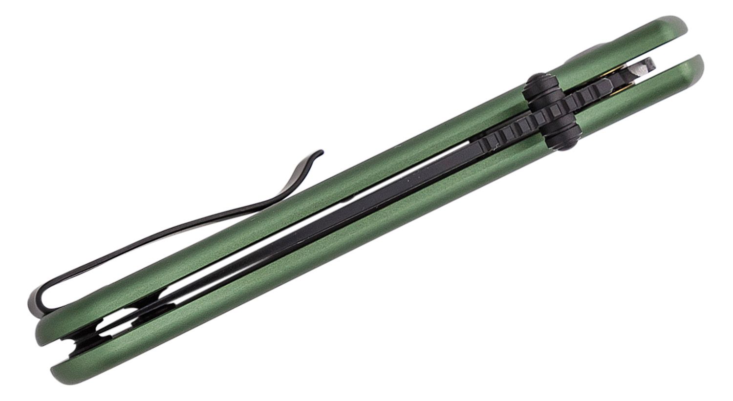 CIVIVI Qubit Damascus Aluminum Green 5