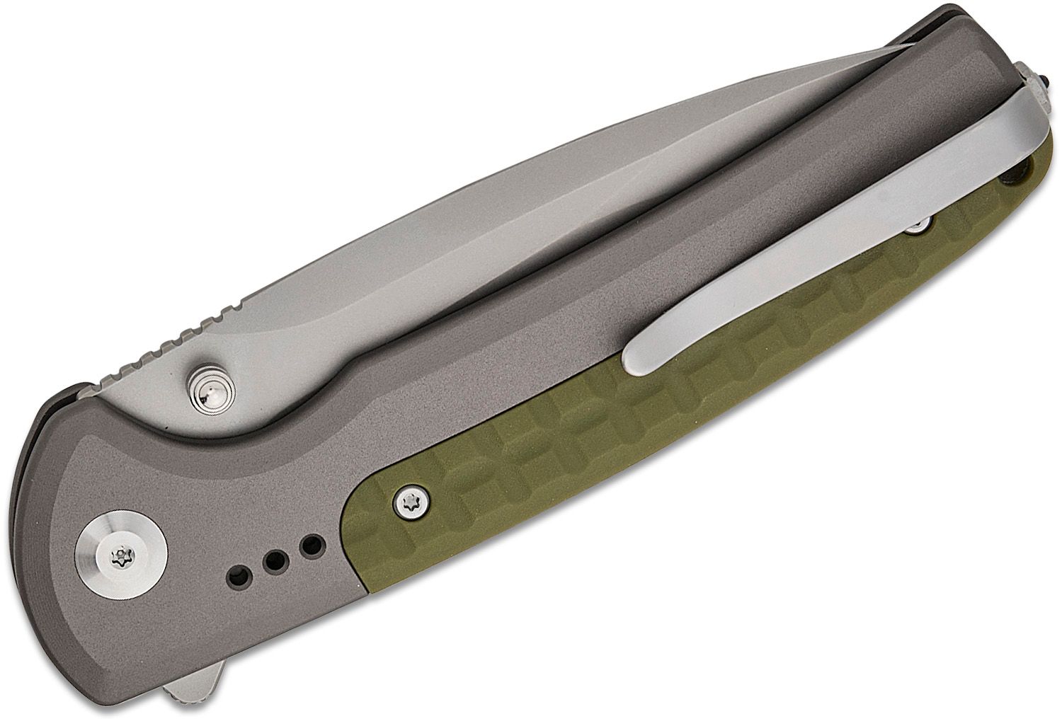 CIVIVI Sentinel Strike II Aluminum Gray & OD Green FRN 4