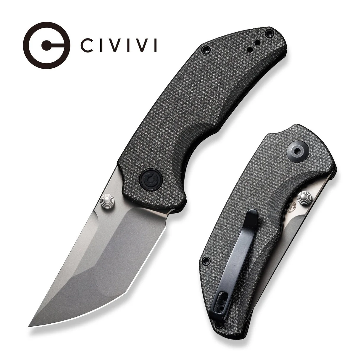 Нож CIVIVI Thug 2 Nitro-V Micarta Dark Green