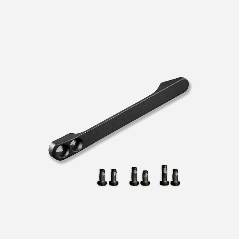 Джобна щипка CIVIVI Titanium Pocket Clip with 6PCS Titanium screws Black