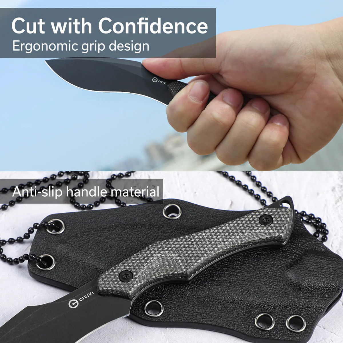 CIVIVI Vaquita II Micarta Dark Green 4