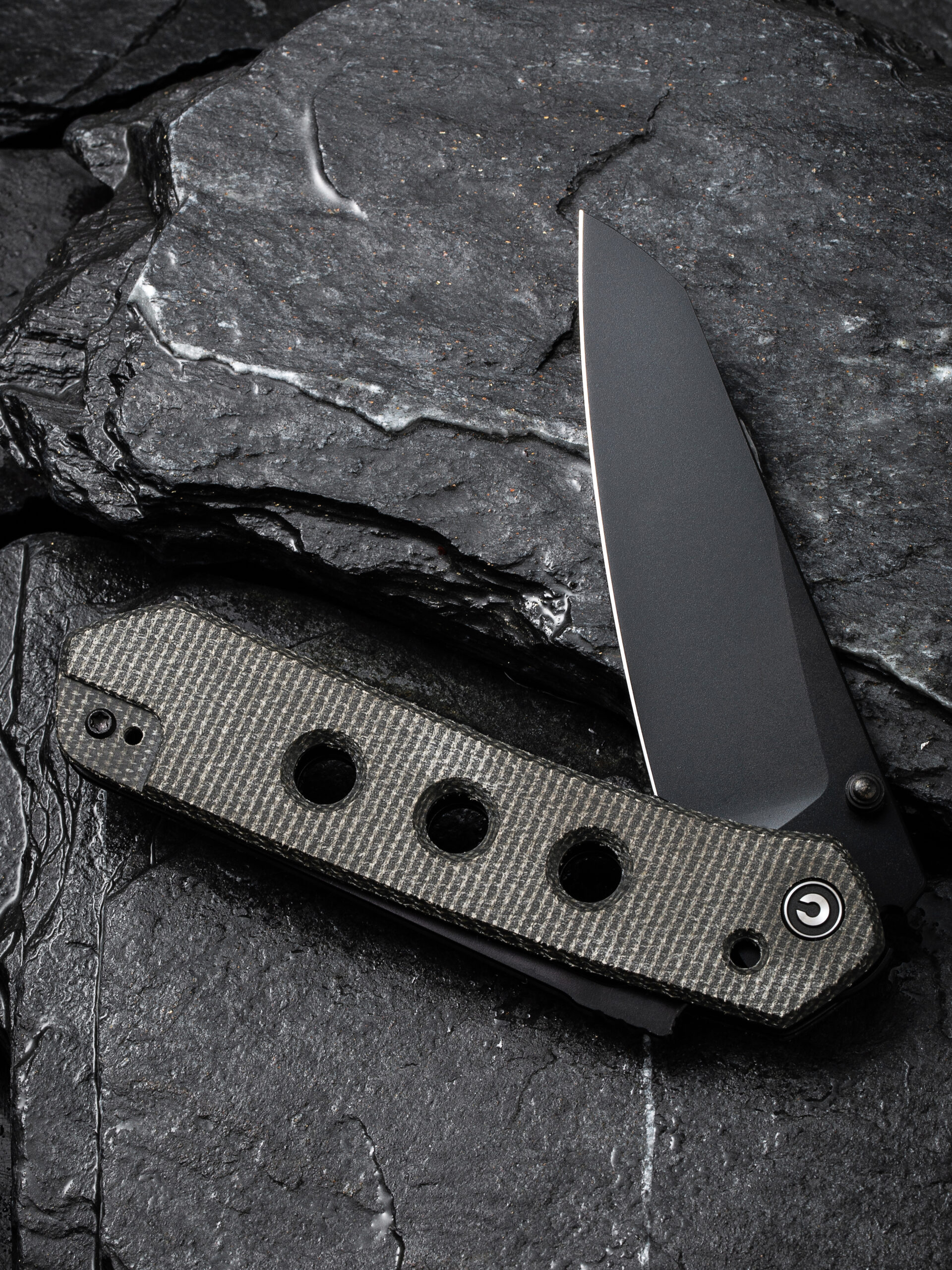 CIVIVI Vision FG Micarta Dark Green 02
