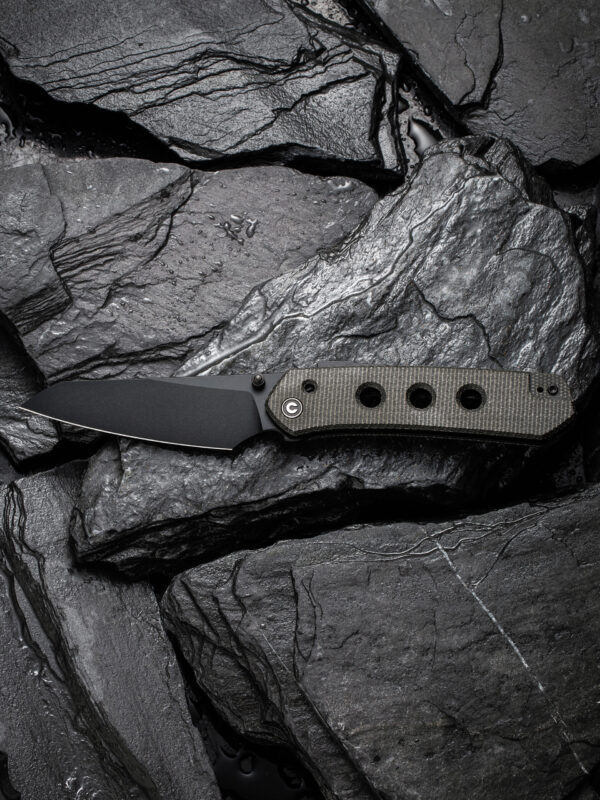 CIVIVI Vision FG Nitro - V Micarta Dark Green Knife » Arms-Bg Оръжеен Магазин