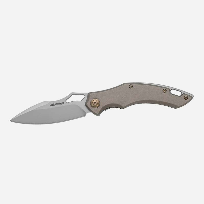 Knife Fox Edge Sparrow 9Cr13 Aluminium Bronze
