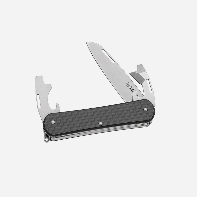 Нож Fox Knives Vulpis 130-3 CF M390 Carbon