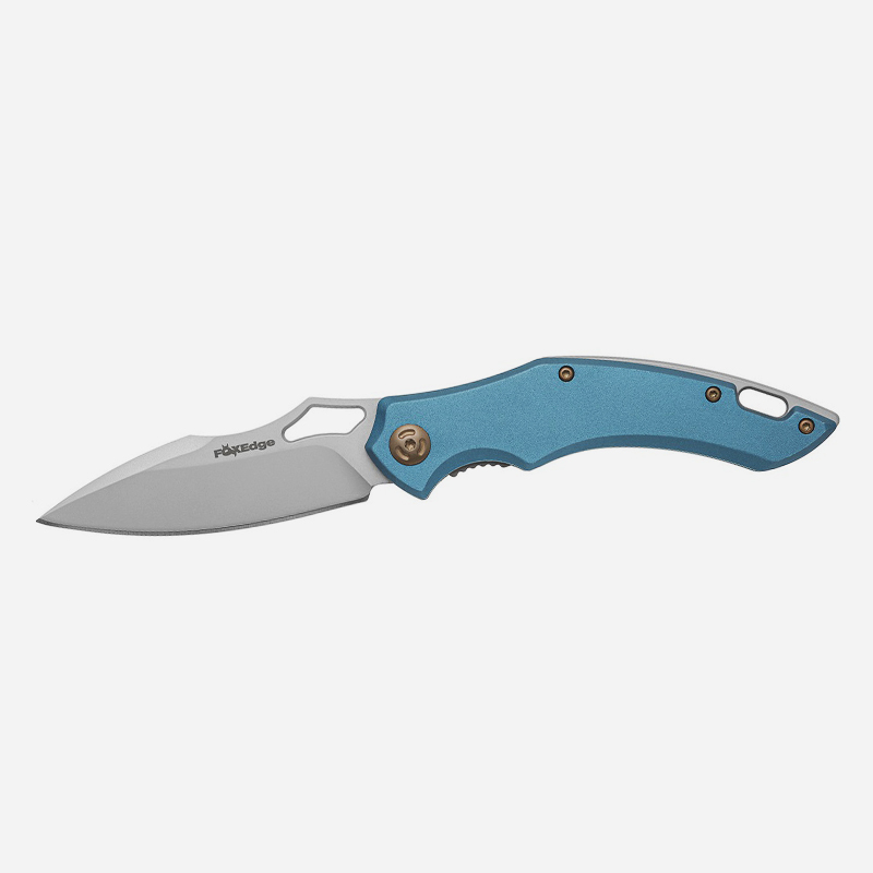 Нож Fox Edge Sparrow 9Cr13 Aluminium Blue