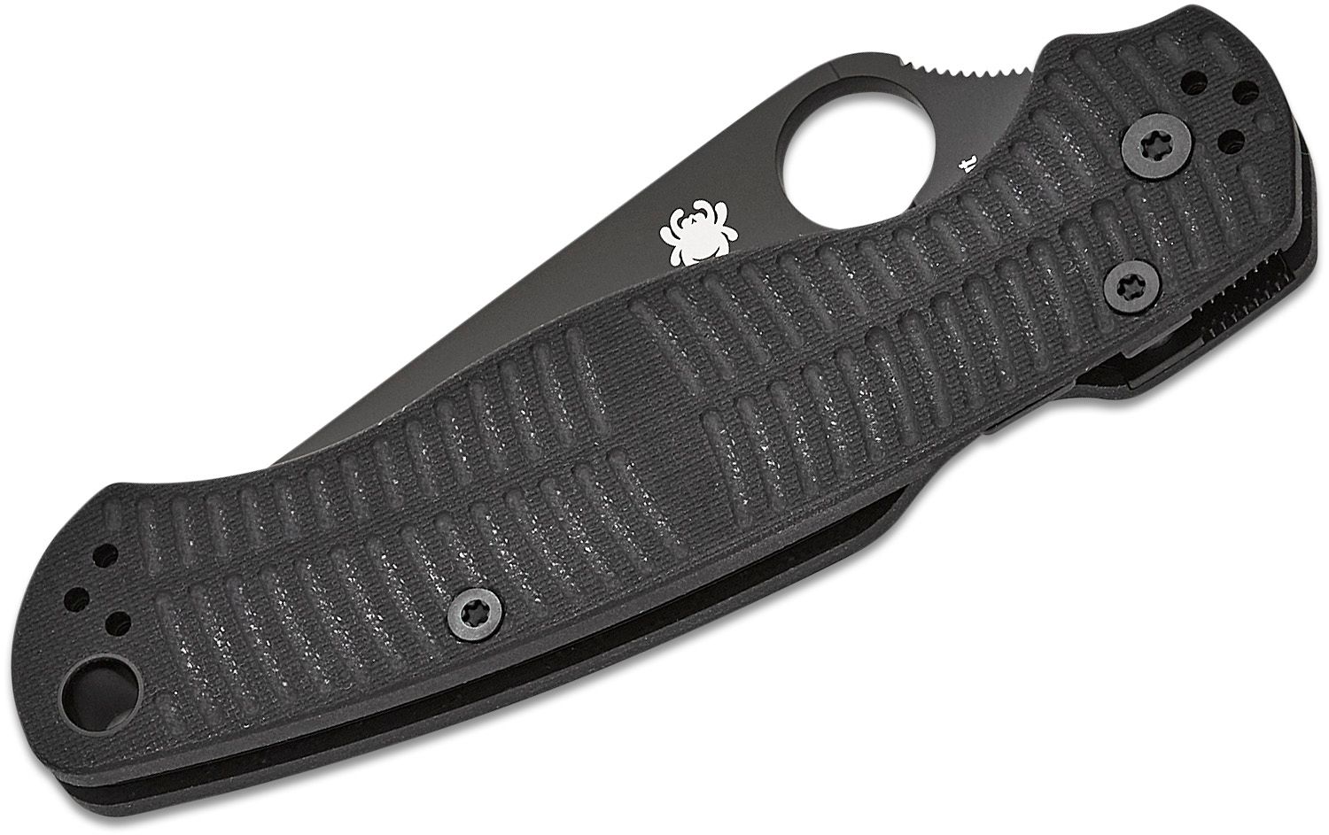 spyderco Para Military 2 Salt Black G-10 CPM MagnaCut Black Blade 3