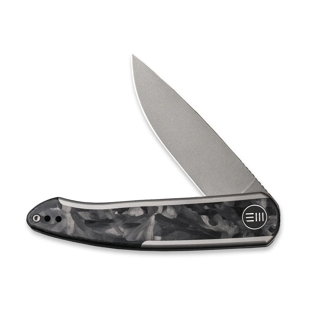 WE Knife Smooth Sentinel CPM 20CV Titanium Marble Carbon 6