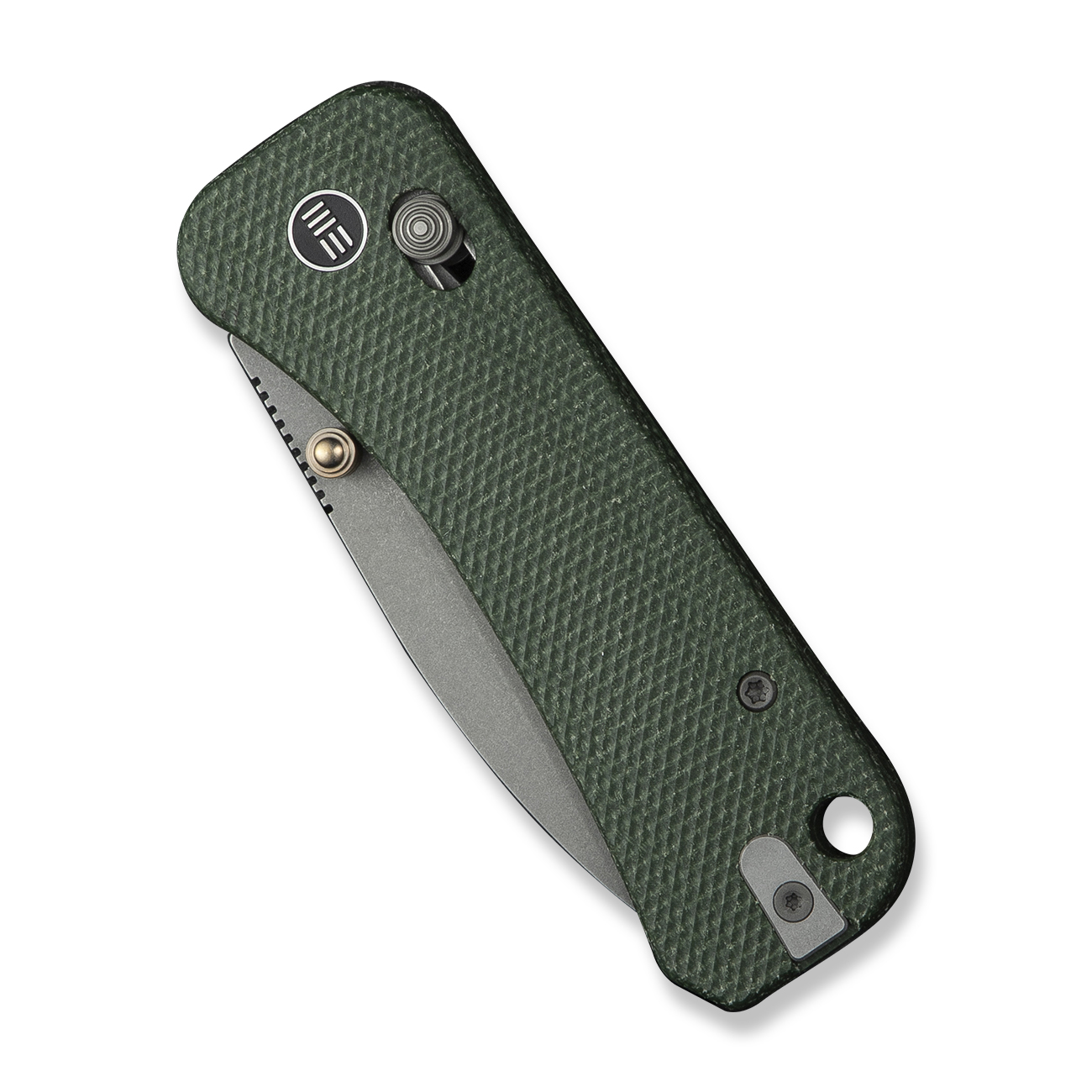 WEKNIFE Banter 2 Green Canvas Micarta 4