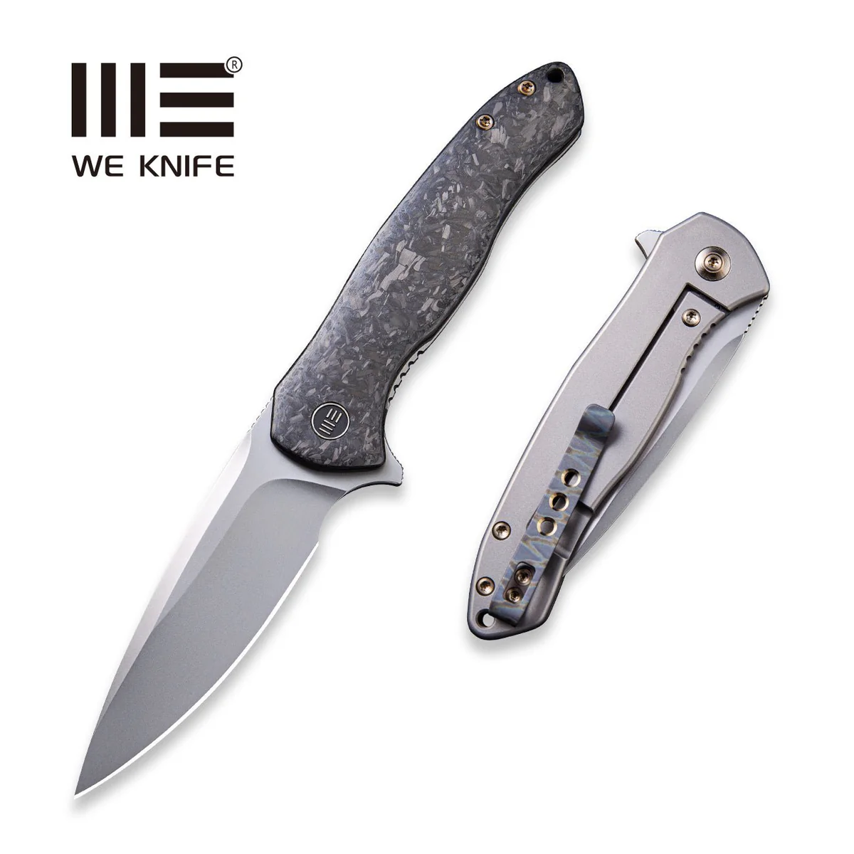 WEKNIFE Kitefin Titanium Shredded Carbon 2