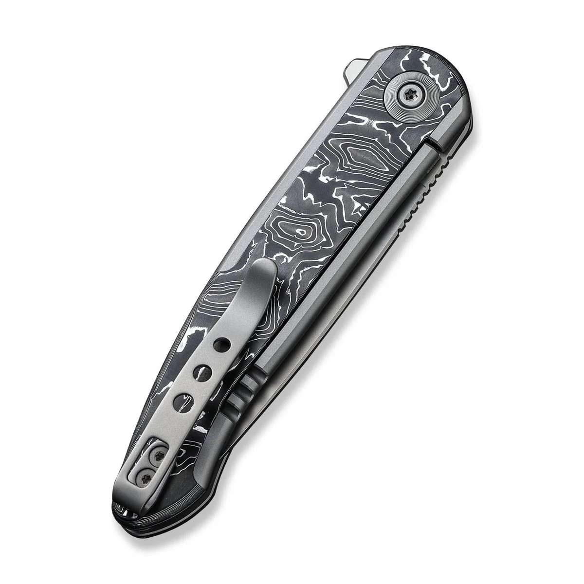 WEKNIFE Smooth Sentinel Titanium & Carbon Fiber 7