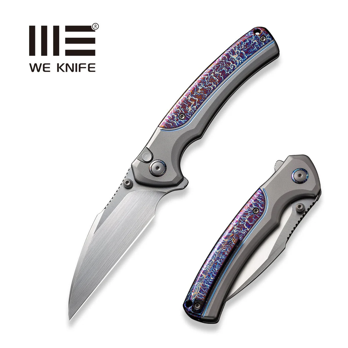 WEKNIFE Ziffius Titanium Grey Flamed 2