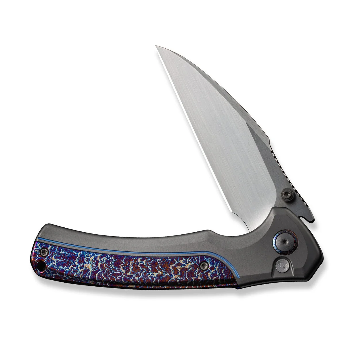 WEKNIFE Ziffius Titanium Grey Flamed 4
