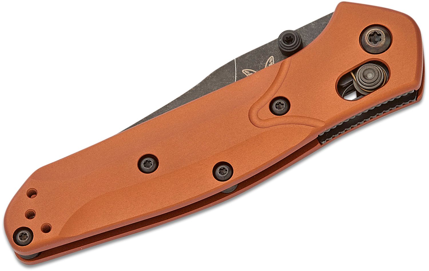 Нож Benchmade Mini Osborne CPM-MagnaCut Black DLC Burnt Copper Aluminum