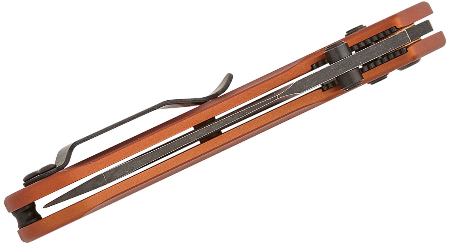 Benchmade 945BK-03 Mini Osborne, DLC Battlewash CPM MagnaCut, Burnt Copper Aluminum 4