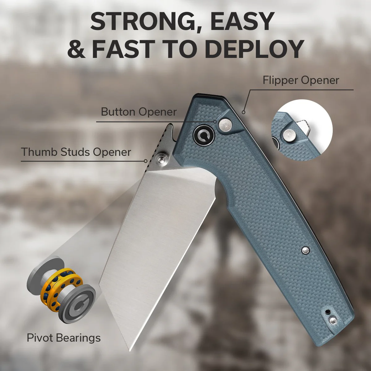 CIVIVI Amirite G10 Neutral Blue 08